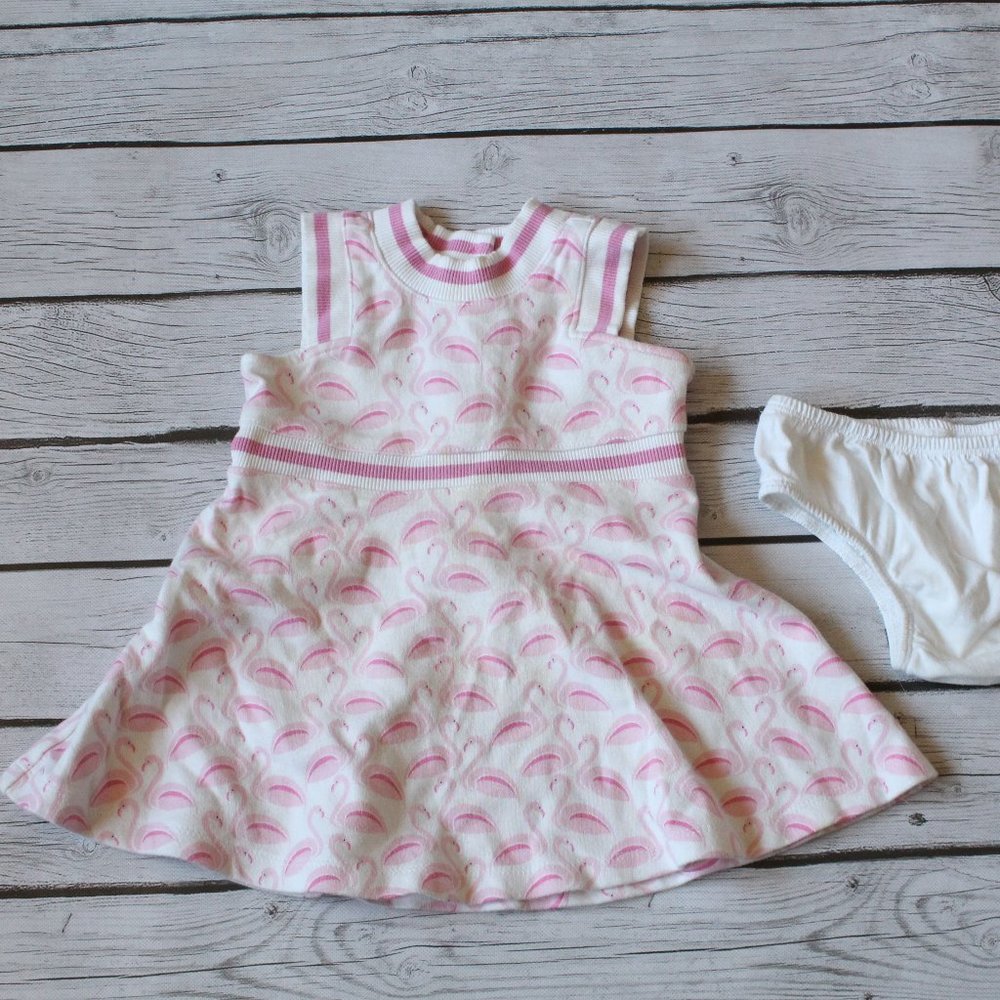 Janie and Jack Flamingo Dress